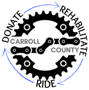 Caroll County Recycled Bike Co-op life cycle of a bike.