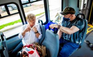 Riders on the Shuttle.