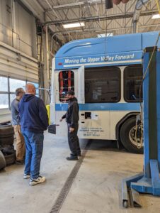 Keeping the buses moving at the Advance Transit garage.