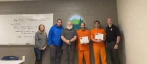 First graduates of the Carroll County Jail Project Bike Tech Program.