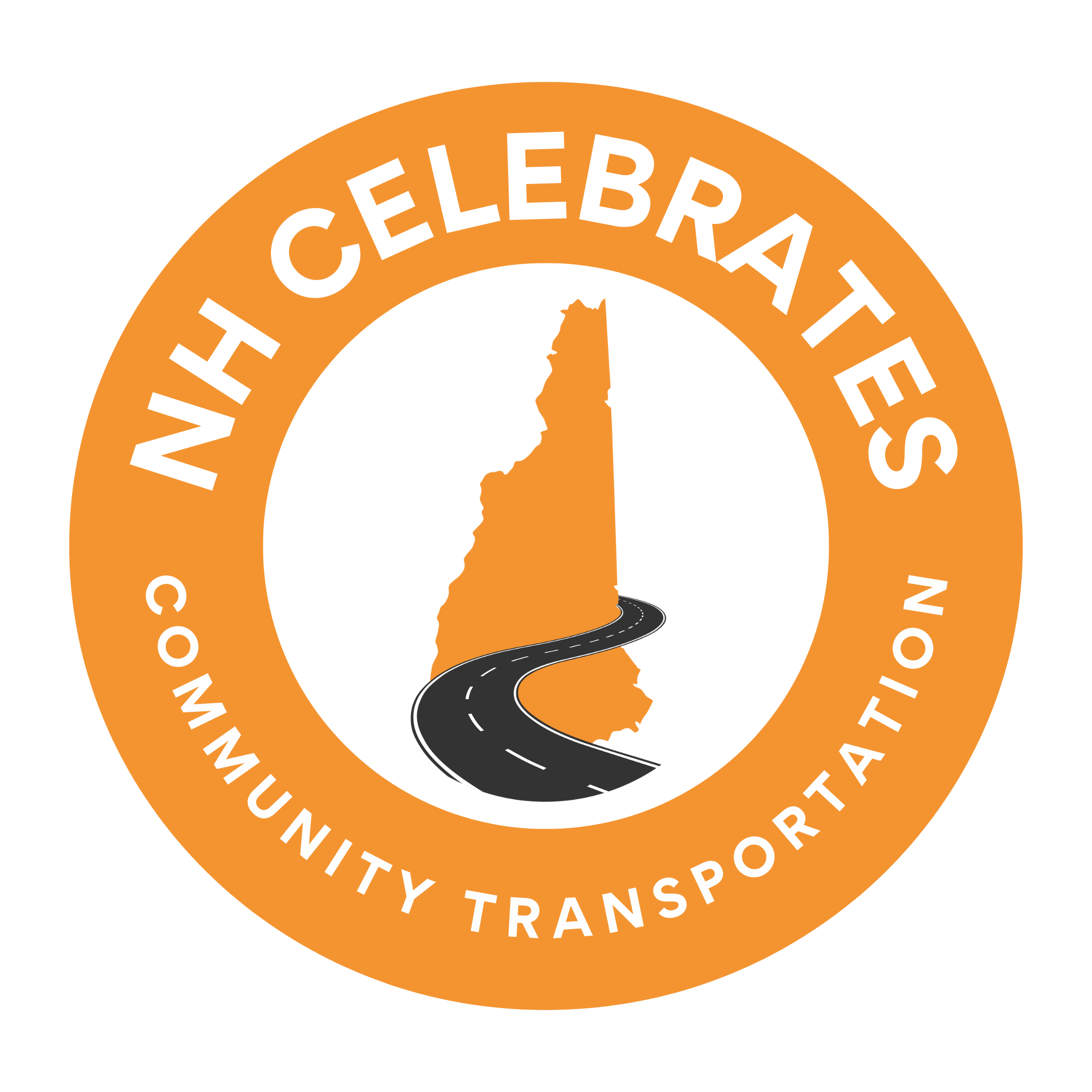 Official logo for NH Community Transportation Month.