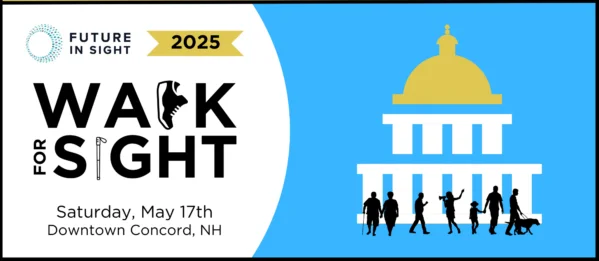 Walk for Sight 2025 Banner with Logo