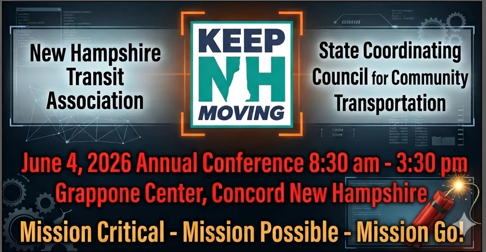 NHTA - SCC Conference banner in the style of Mission Impossible.